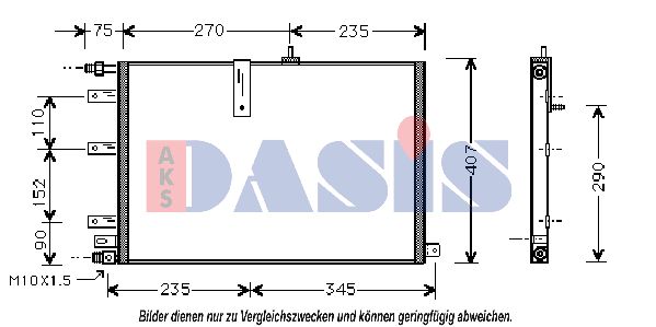 AKS DASIS Kondensaator,kliimaseade 192070N